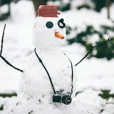 Silly Snowman Double Wick Soy Candle