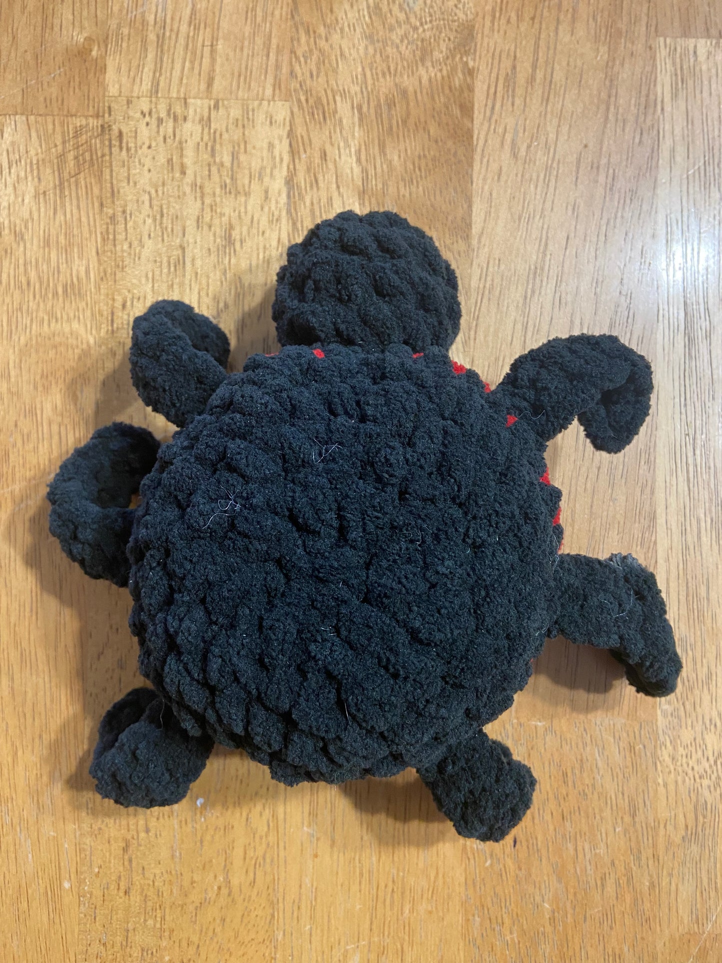 Handmade Crochet Ladybug Plush Toy - Adorable Gift for Kids