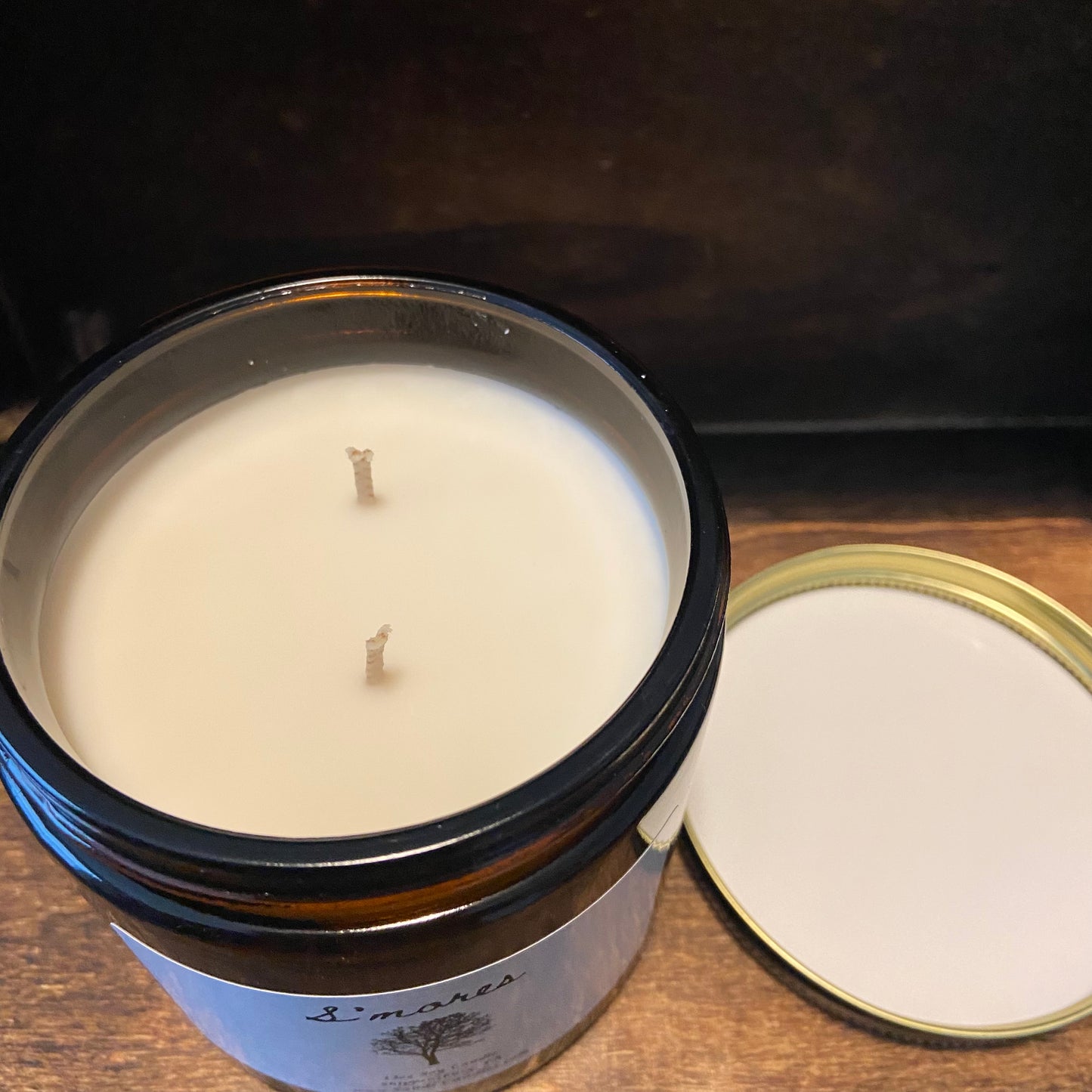 S'mores Double Wick Soy Candle