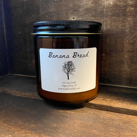 Banana Bread Double Wick Soy Candle